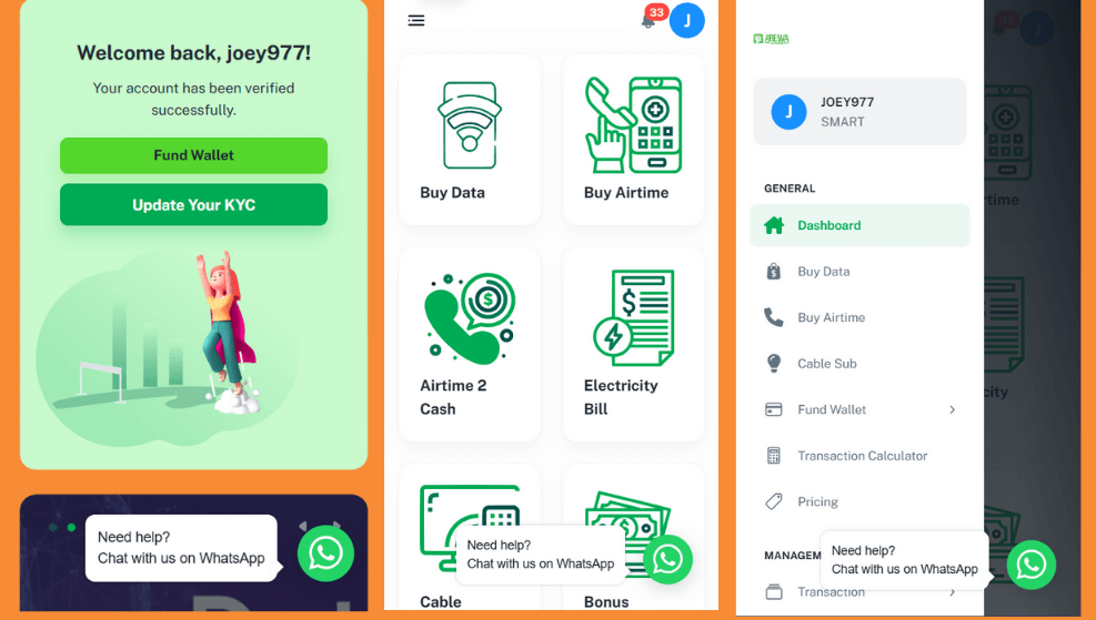 ArewaSub Mobile App Design