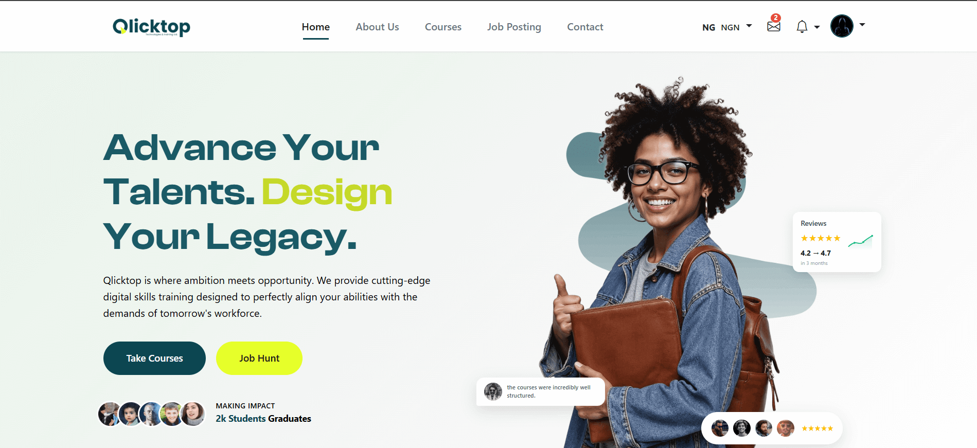 Qlicktop Tech Talent Hub